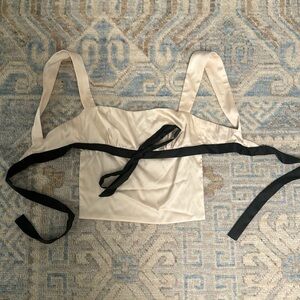 Edikted top in cream and black size XS price negotiable